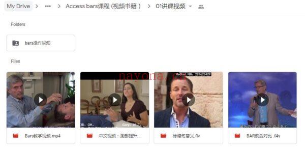 【视频课程】Access bars 全套课程 (25GB) : 面部提升,次元能量, 金钱释放，能量清理 (高数课程视频)