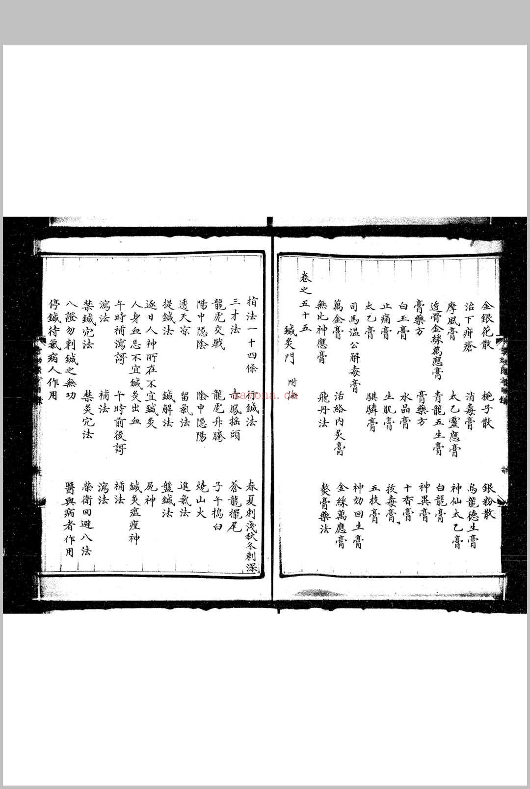 太医院经验奇效良方大全  存卷41-69 (明)方贤撰 明朱丝栏精钞本 (太医院经验奇效良方大全全五册pdf百度网盘下载)