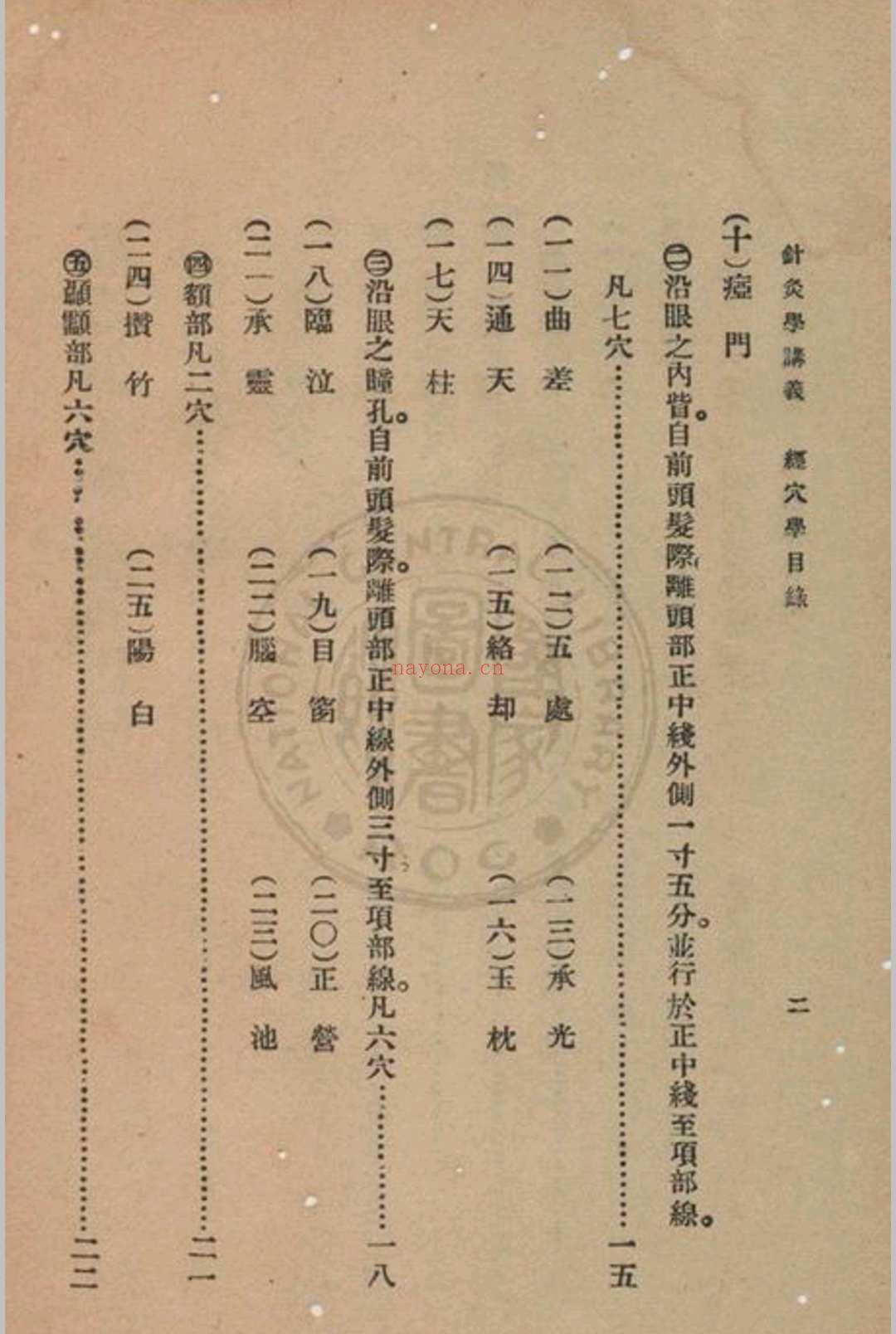 高等鍼灸学讲义张俊义译述 (针灸学中级讲义1961)