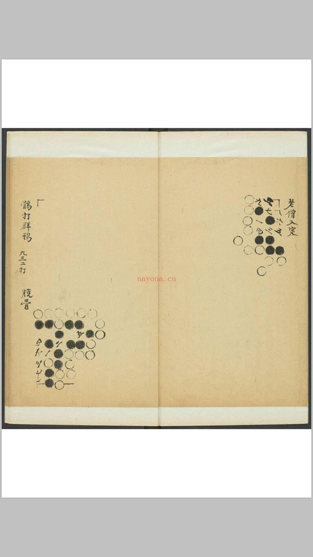 闲情偶寄棋谱 清 钞稿本