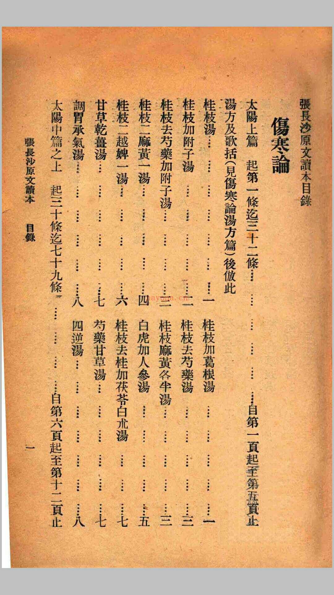 张长沙原文读本 (长沙原文及翻译)