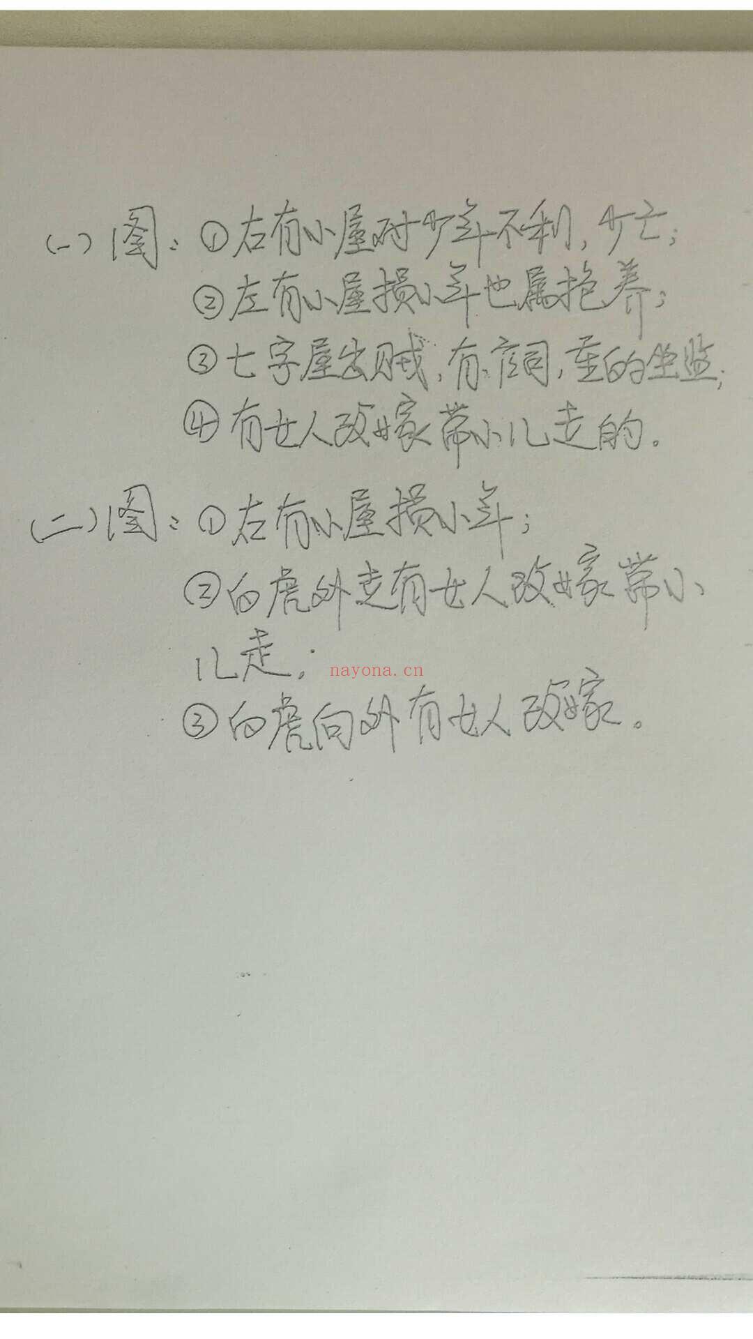 杨公三断阳宅