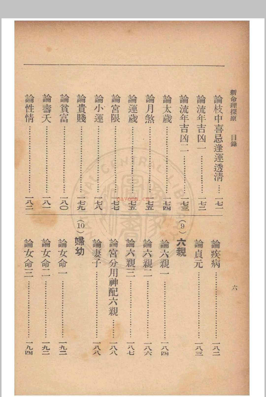 新命理探原  袁树珊 撰 1915