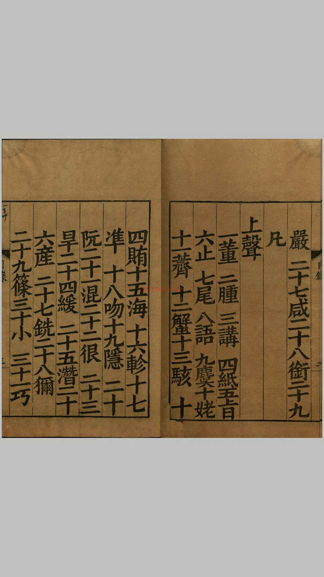 班马字类.五卷.宋.娄机.撰.明末影宋大字本 (宋板班马字类)