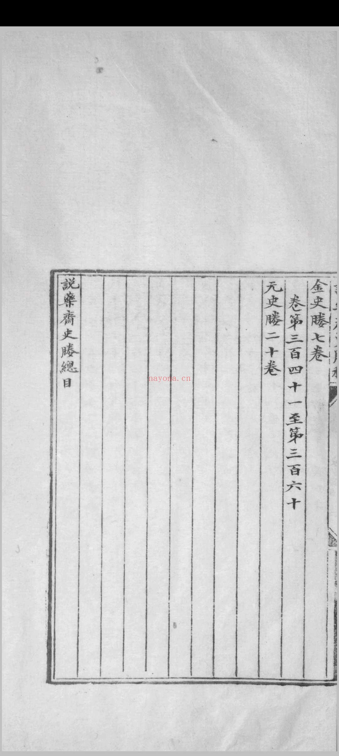 说药斋史媵稿 三百六十卷 陆世泰撰 [清同治光緖间, between 1862 and 1908]稿本