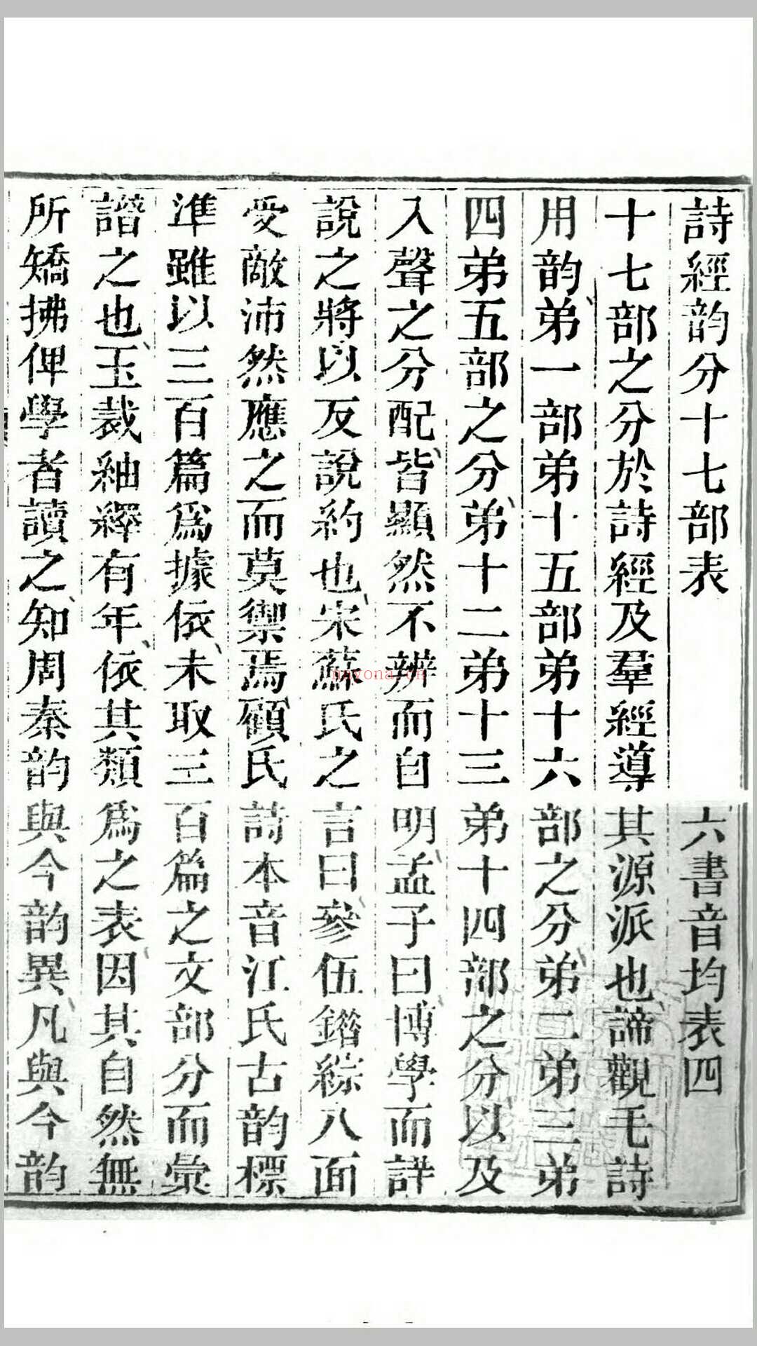 六书音均表.清.段玉裁撰.清同治11年湖北崇文书局刊本 (段玉裁六书音均表)