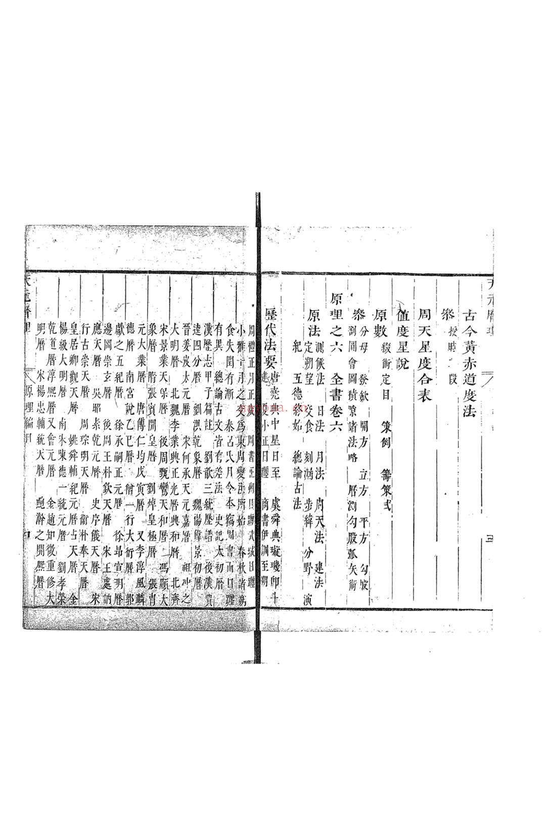 天元历理全书 清 徐发着辑 康熙21年序