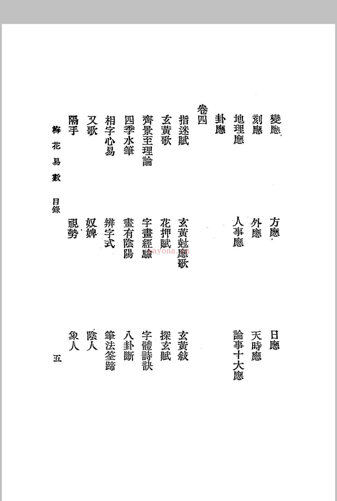 梅花易数.1925年.文明书局 (梅花易数必背口诀)