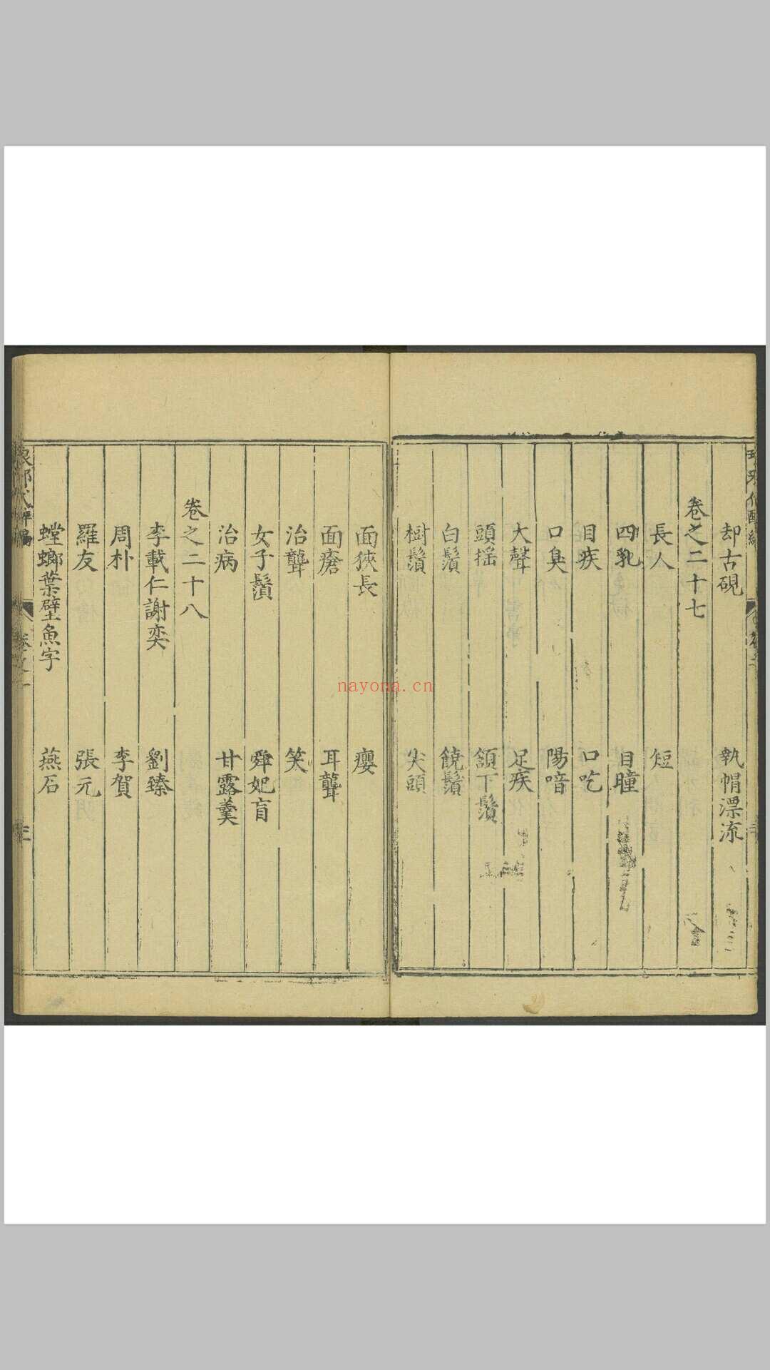 琅邪代醉编 四十卷 张鼎思辑 陈性学 校 明万历25年