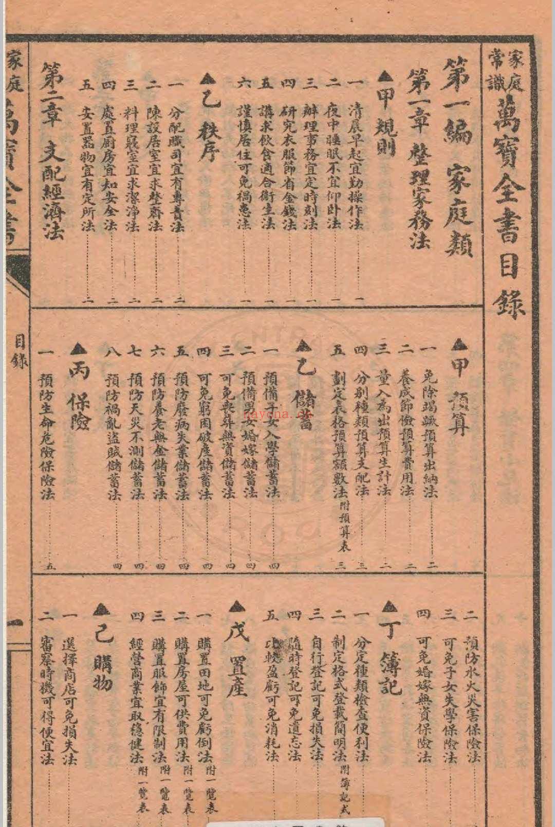 家庭常识万宝全书 着者不详 1922 上海世界书局