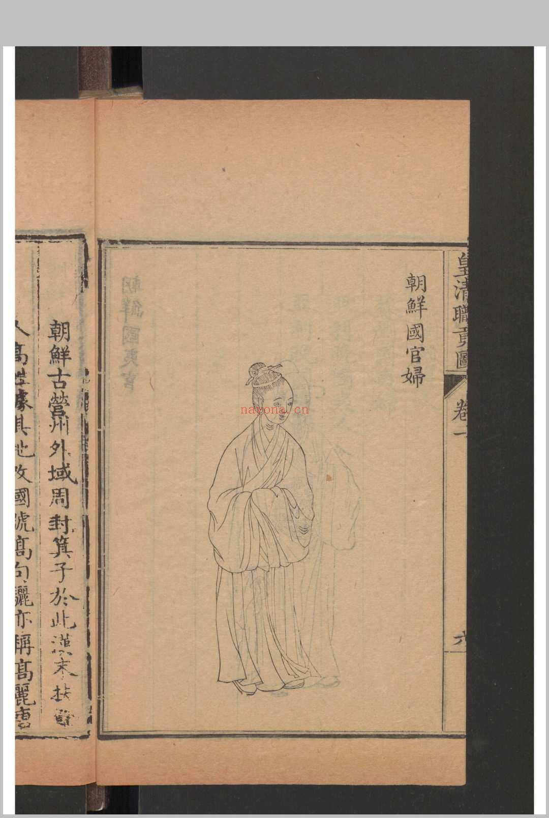 傅恒，爱新觉罗  永璇 董诰 嵩贵 门庆安 皇清职贡图 9卷 , 1763