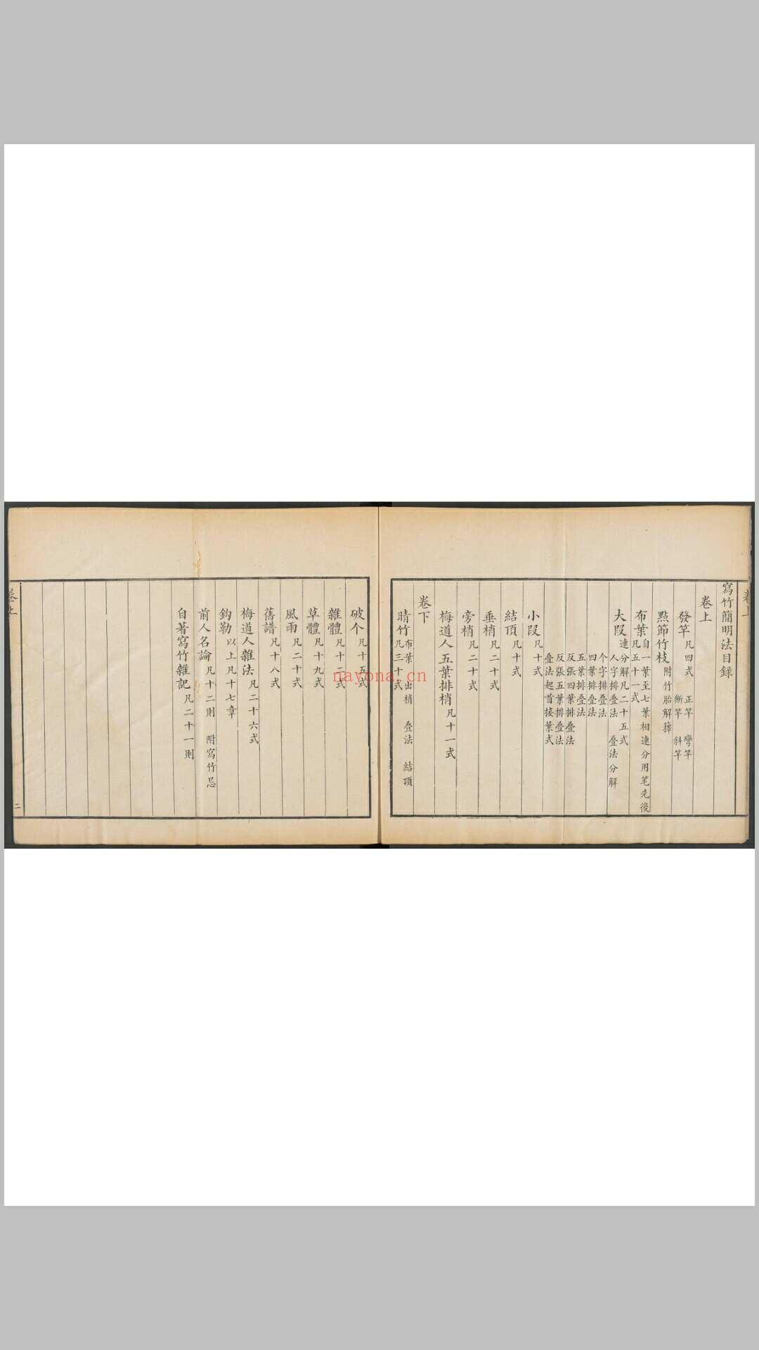 写竹简明法  [二卷] 蒋和辑 两广督署, 清咸丰6年