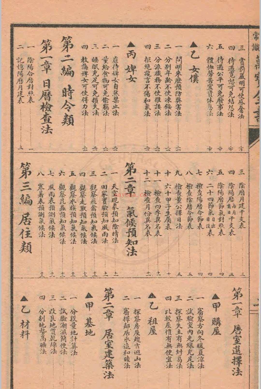 家庭常识万宝全书 着者不详 1922 上海世界书局