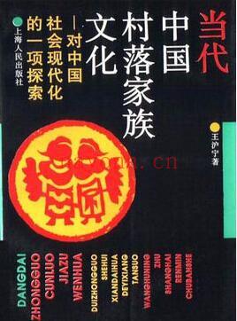 《当代中国村落家族文化：对中国社会现代化的一项探索》