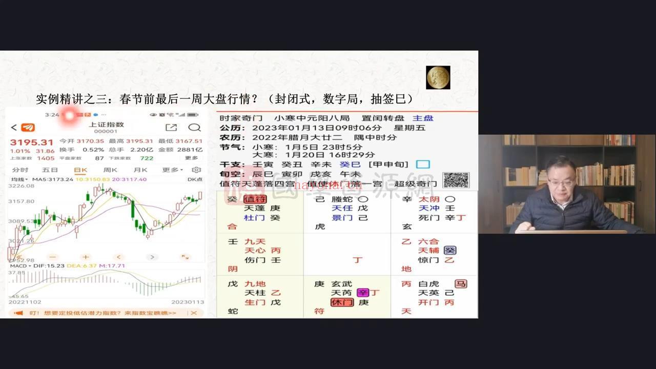 海派奇门 王志峰 奇门遁甲与GU市实战线上特训营视频5集百度网盘分享