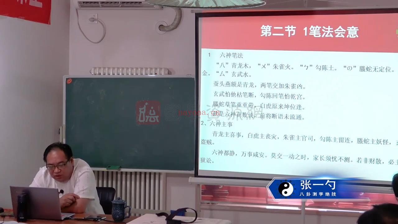 张一勺 八卦测字秘笈讲座视频12集视频约15小时百度网盘分享