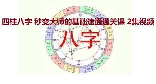 四柱八字 秒变大师的基础速通通关课 2集视频插图