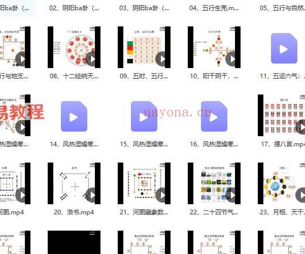 郭胜于 中医数术基础课程视频59集 百度云下载！