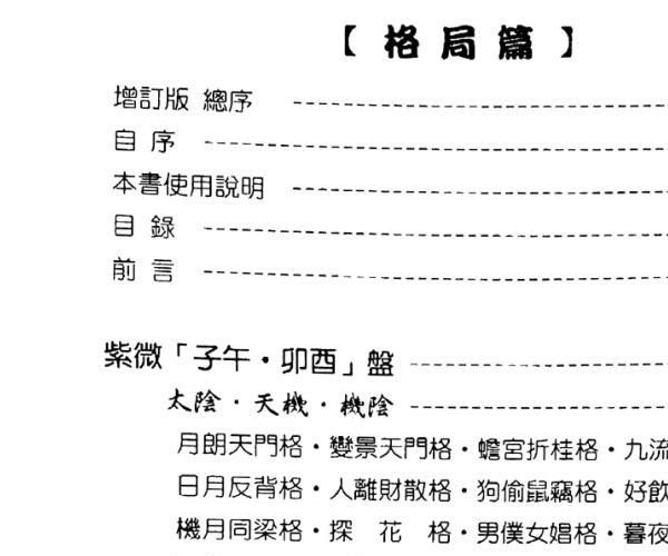 贺春荣《紫微斗数笔记本 机月同梁巨日 格局篇》（增订版） 百度网盘资源