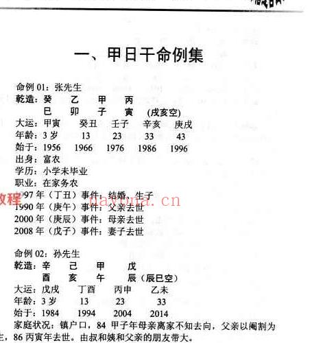 曲炜 流年运程命例集 上下集pdf 百度云下载！