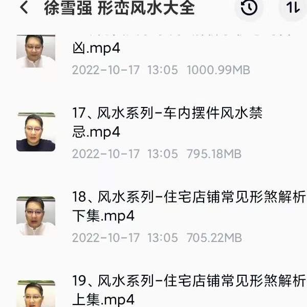 徐雪强 形峦风水大全 106集 百度网盘下载