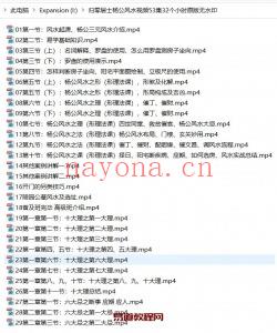 归零居士杨公三僚三元风水视频课程53集，32个小时。(归零居士杨公三撩三元)
