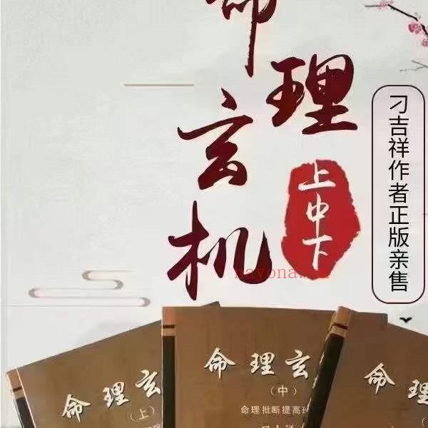 刁吉祥《命理玄机》上中下三册(刁吉祥命理玄机在哪里有买)