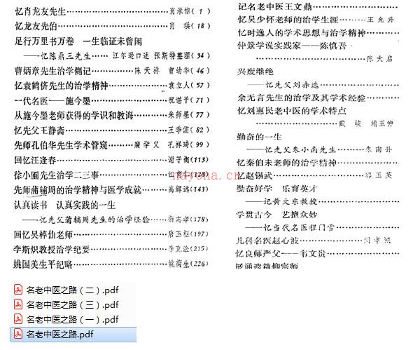 名老中医之路（4册）(名老中医之路(续集) 百度网盘)