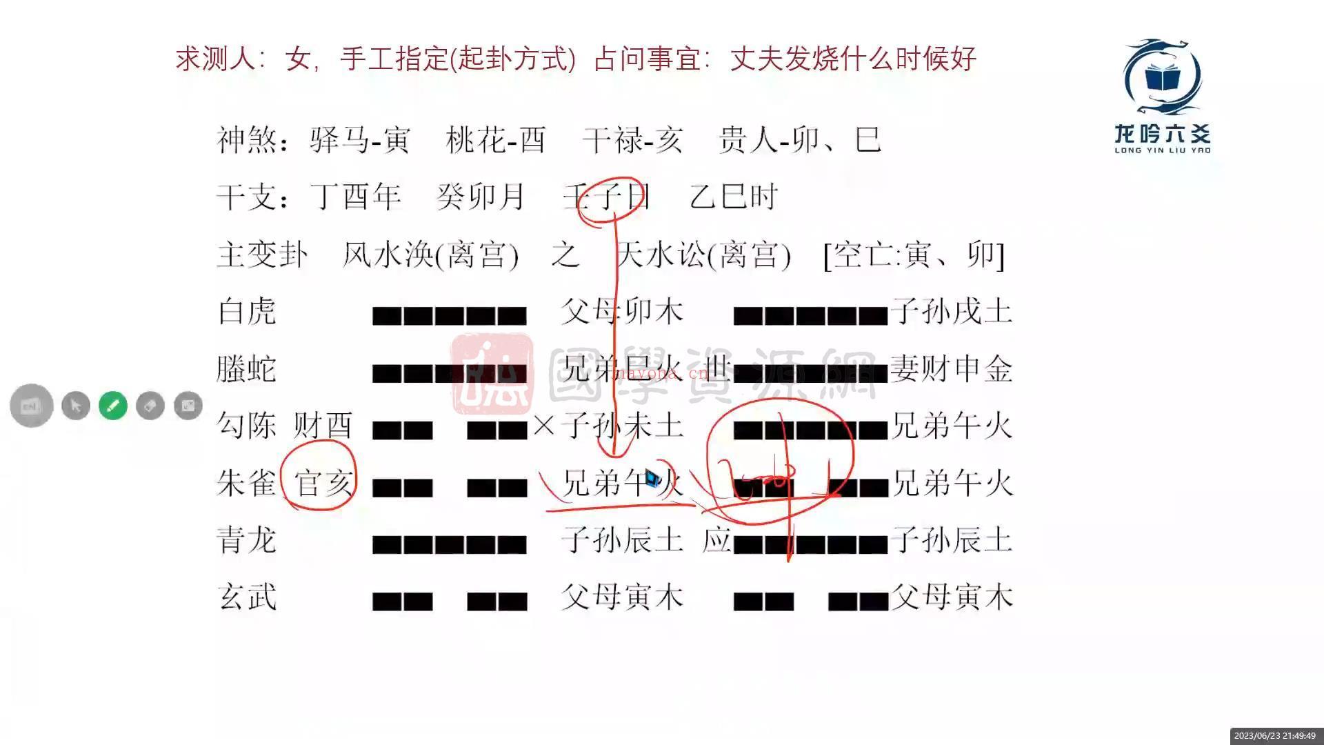 李子易《龙吟六爻13班》6集视频约7.5小时 （基础）