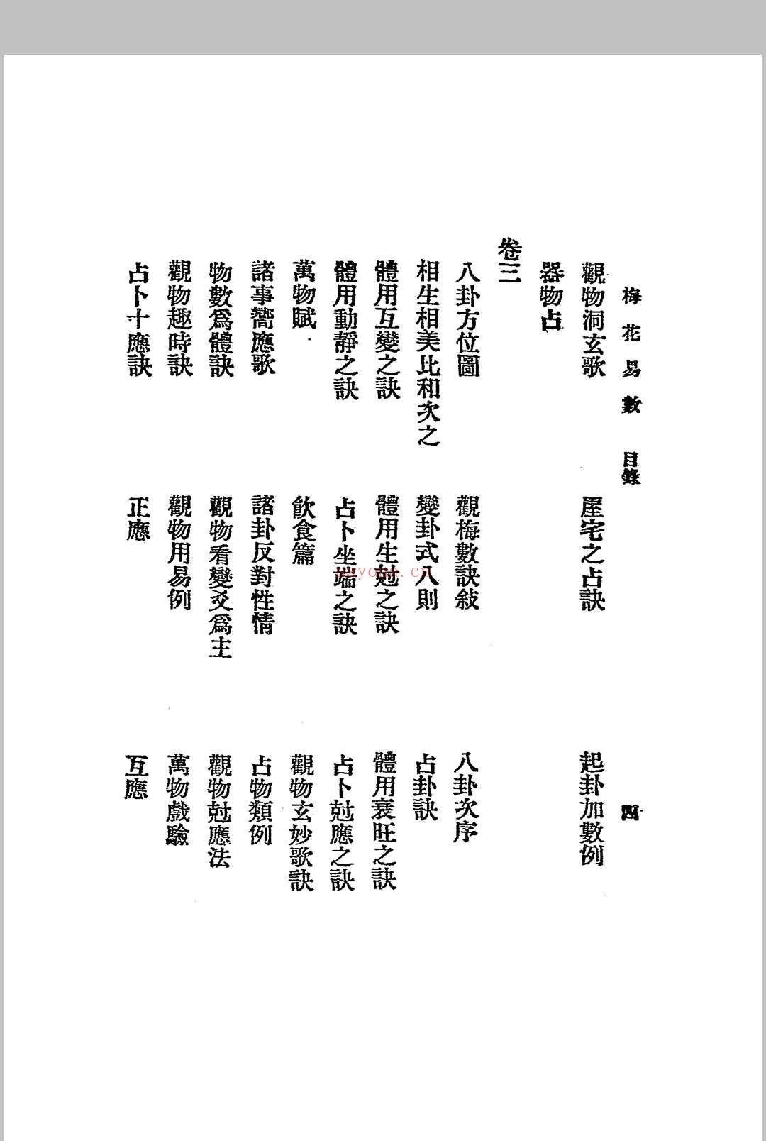 梅花易数.1925年.文明书局 (梅花易数起卦)