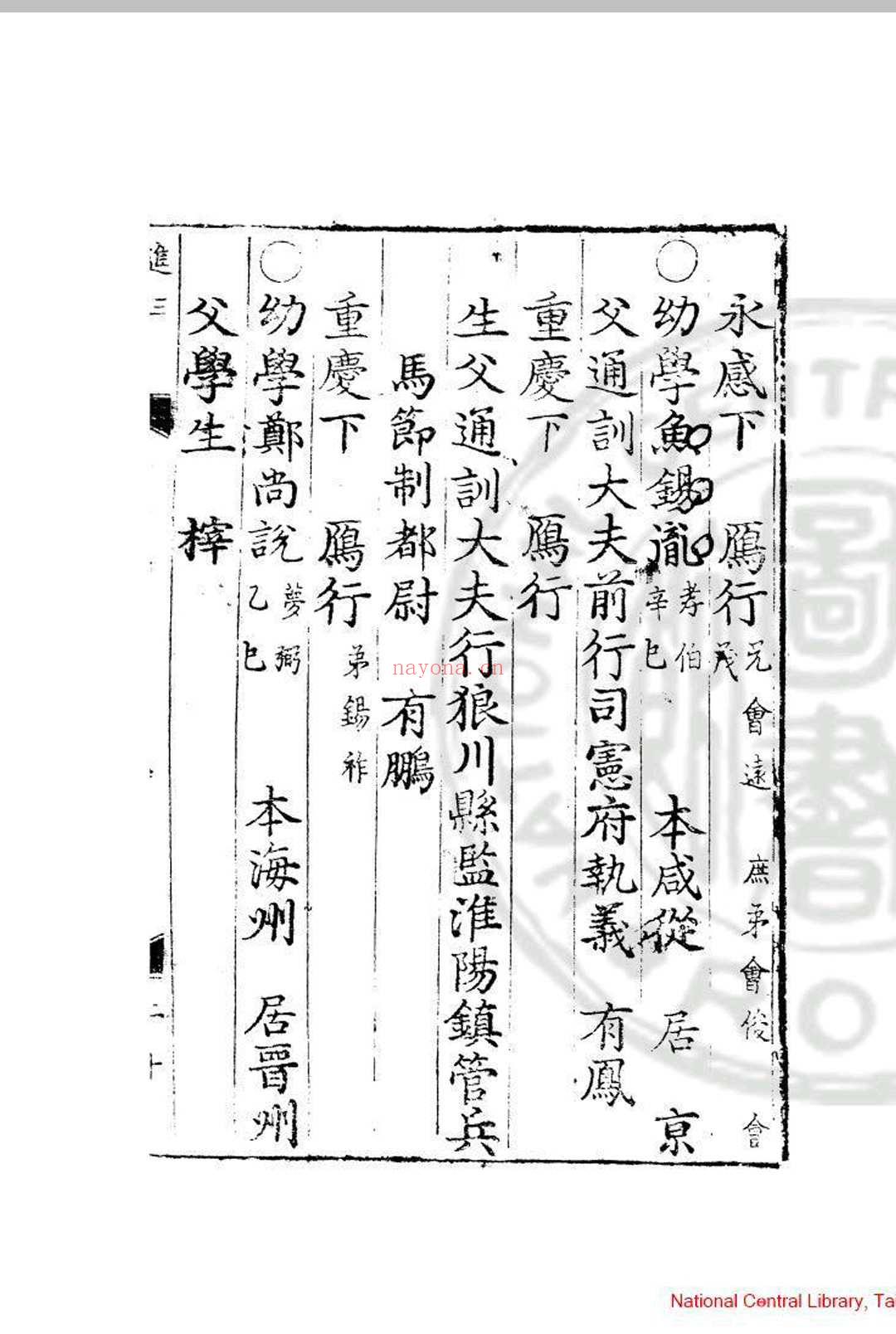 辛丑增广别试司马榜目 清雍正三年(朝鲜英祖元年, 1725)朝鲜芸阁活字本