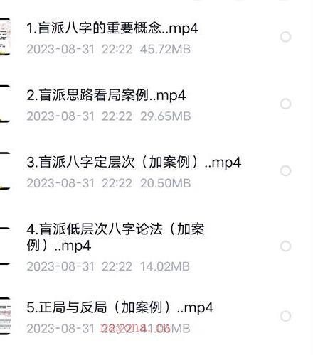 文曾盲派独门绝技40集百度网盘资源