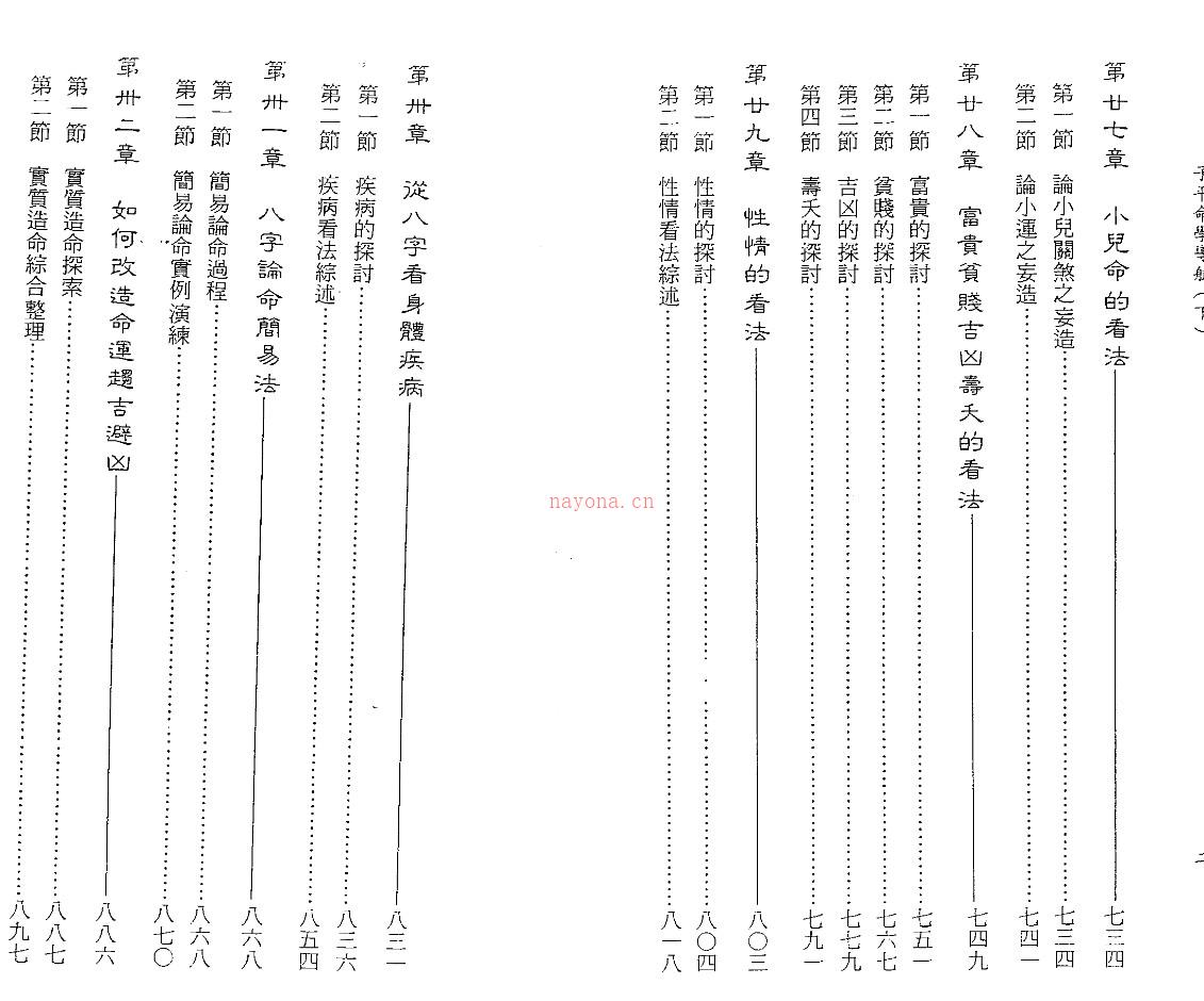 许羽贤-子平命学导航  下册+中册+上册3集全套书籍插图1