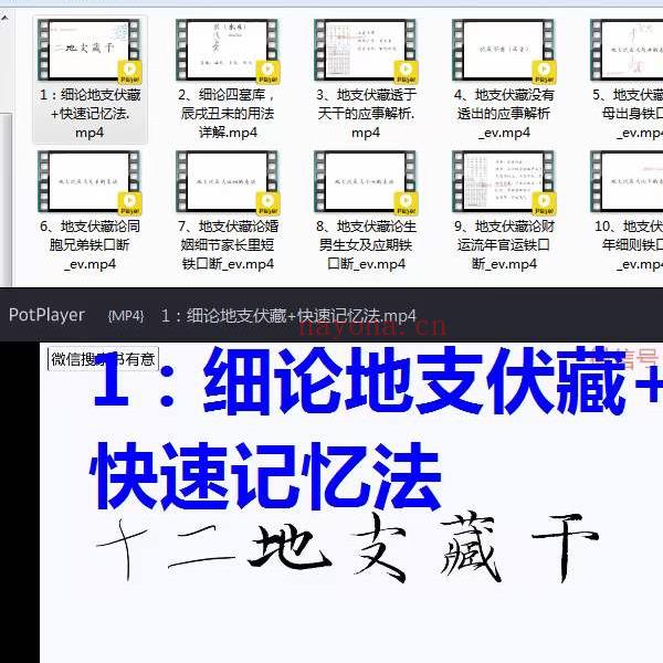 金镖门地支伏藏铁口断六亲