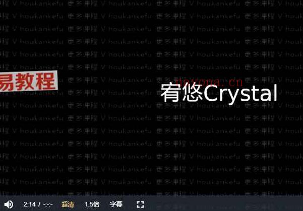 Crystal2023癸卯新年运势课程视频一集 百度云免费下载！(crystal20150511)