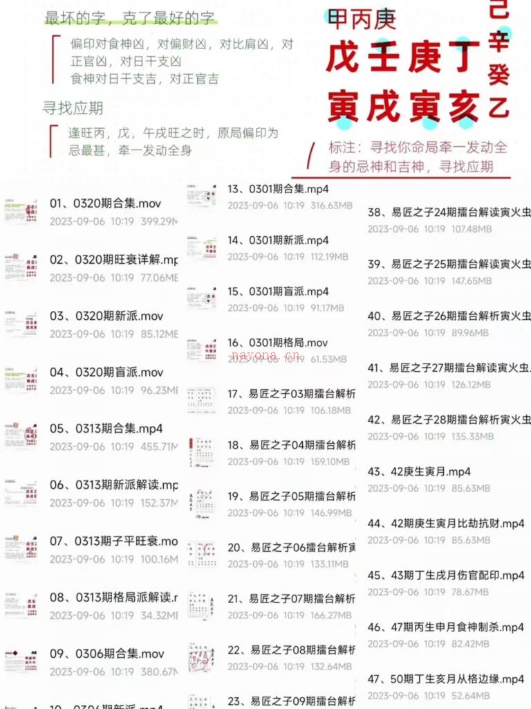 萤火虫寅火虫《八字案例讲解》47集-易印教程网百度网盘资源(萤火虫火虫的英文怎么说)