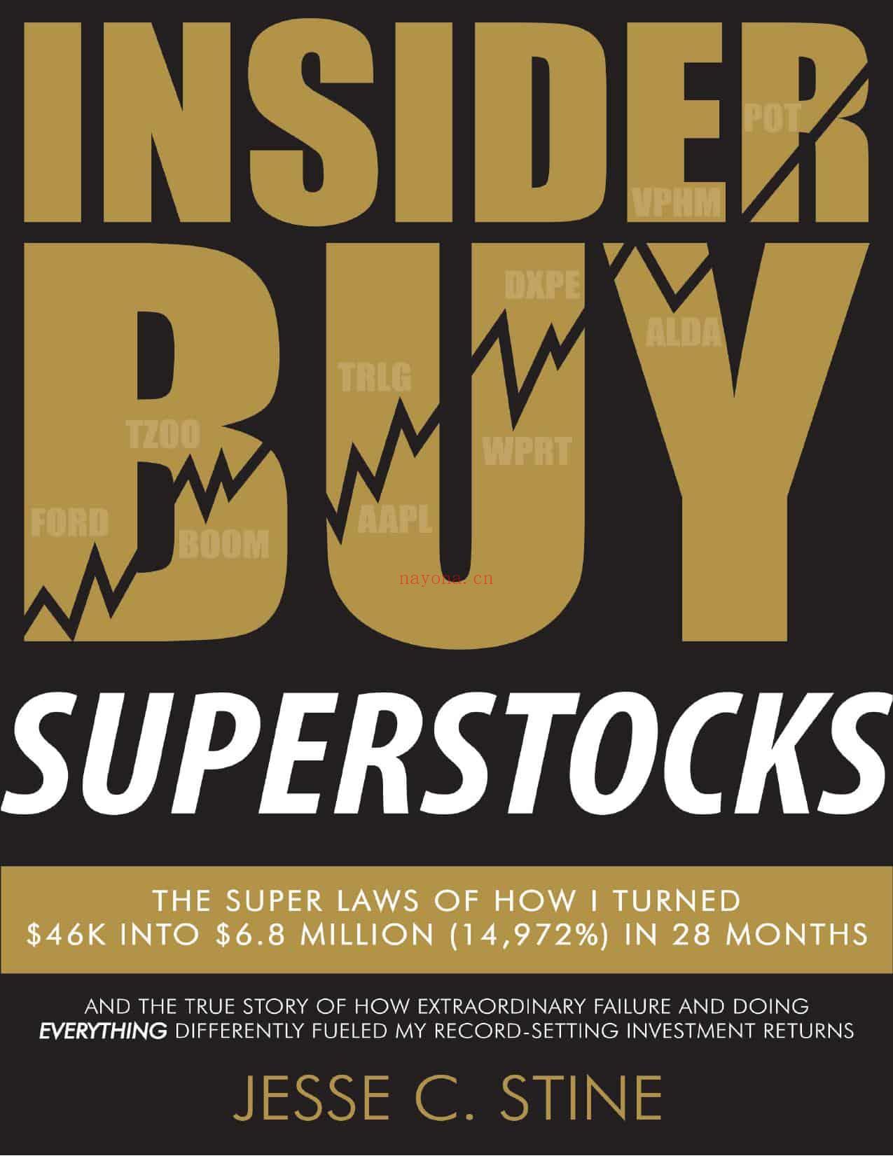 Insider Buy Superstocks: The Super Laws of How I Turned $46K into $6.8 Million in 28 Months