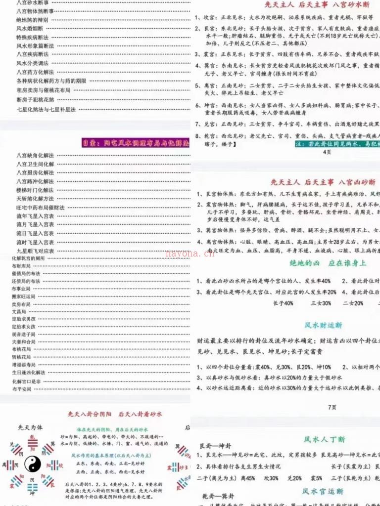 庄易老师阳宅堪舆布局电子书113页-易印教程网