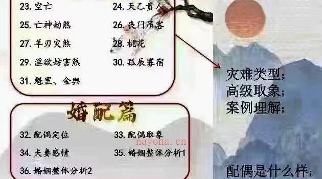 易青岚八字初级+高级班+复习课（视频+资料 ）网盘