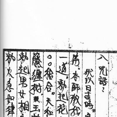 台湾昆仑精舍许道仁传《综合符咒高级讲义》进阶诀头116页电子版