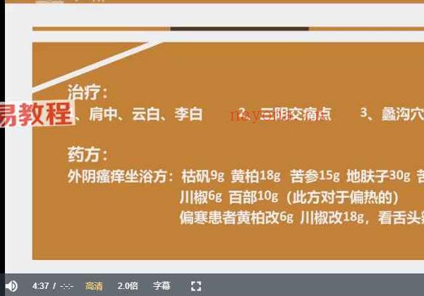 窦昭洋 脊针＋针灸＋中药临床实战班视频32集