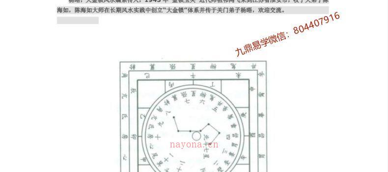 杨晤 大金锁玉关风水秘笈 PDF 168页网盘