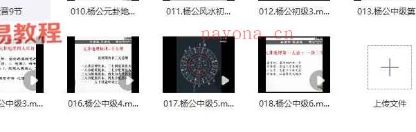 王易成《杨公风水》初级、中级合集（共9节课）视频+录音