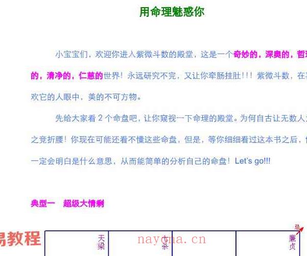 虚晴师姐-我的第一本紫微斗数书.pdf 156页