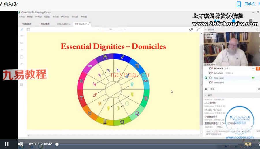 中世纪古典占星入门视频8集 百度云免费下载！