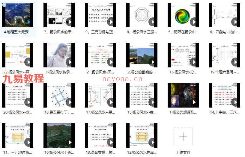 杨公元卦风水技能深化系列课程22集视频