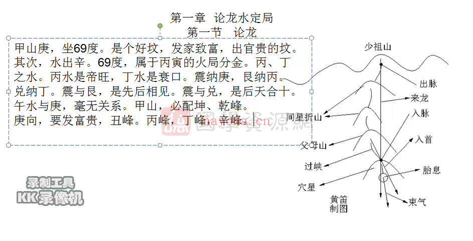 黄笛九经堂风水培训视频48集+讲义PDF文档