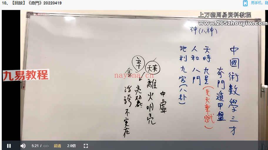 秦瑞生时盘奇门2022年36集视频+时盘奇门pdf