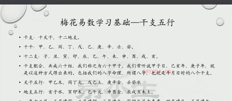 易小生梅花易数课程 视频13集 百度网盘分享 网盘