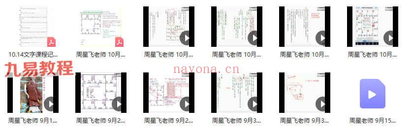 周星飞紫微斗数课程视频+录音112集